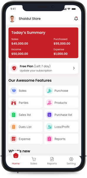 ApnaPOS billing and inventory software dashboard